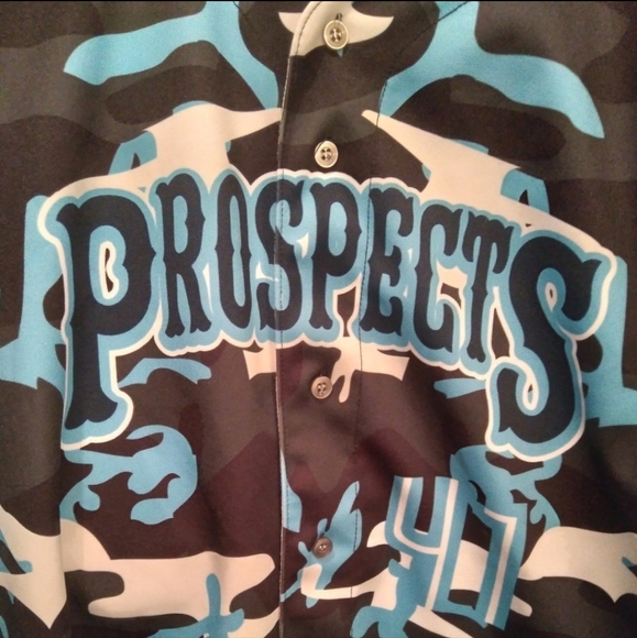 California Prospects Game Used Camo Jersey - Picture 2 of 7
